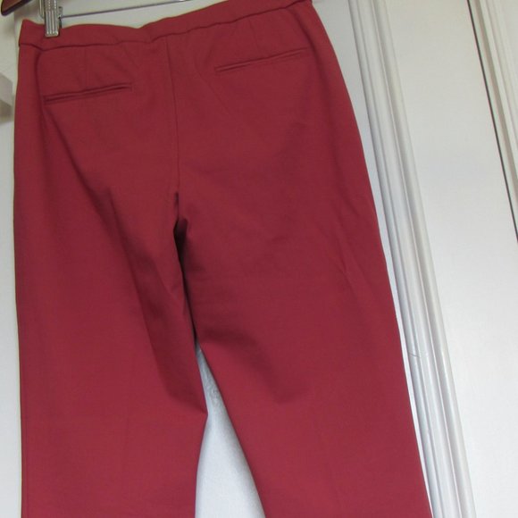 NEW Women's Massimo Dutti COTTON Blend Pants size 4 Eu 36, salmon color - Picture 2 of 7